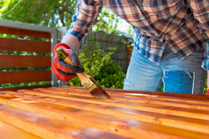 Wood Deck Staining Service detail
