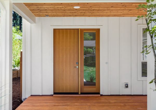 Exterior Door Staining in Albany